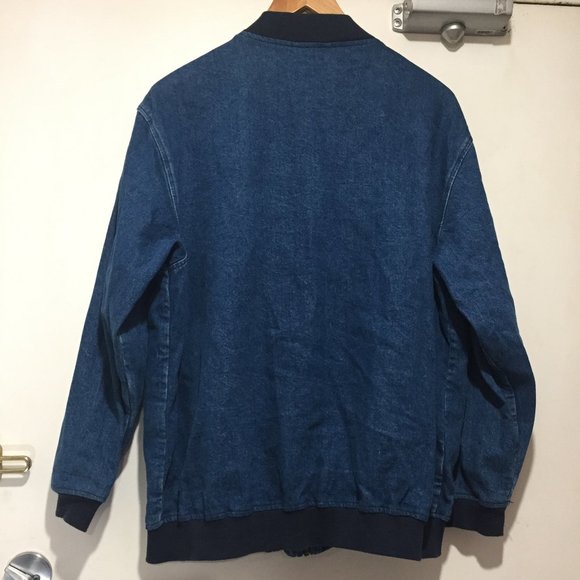 OSOS DENIM BOMBER TALL JACKETS SIZE 6 - Picture 3 of 12